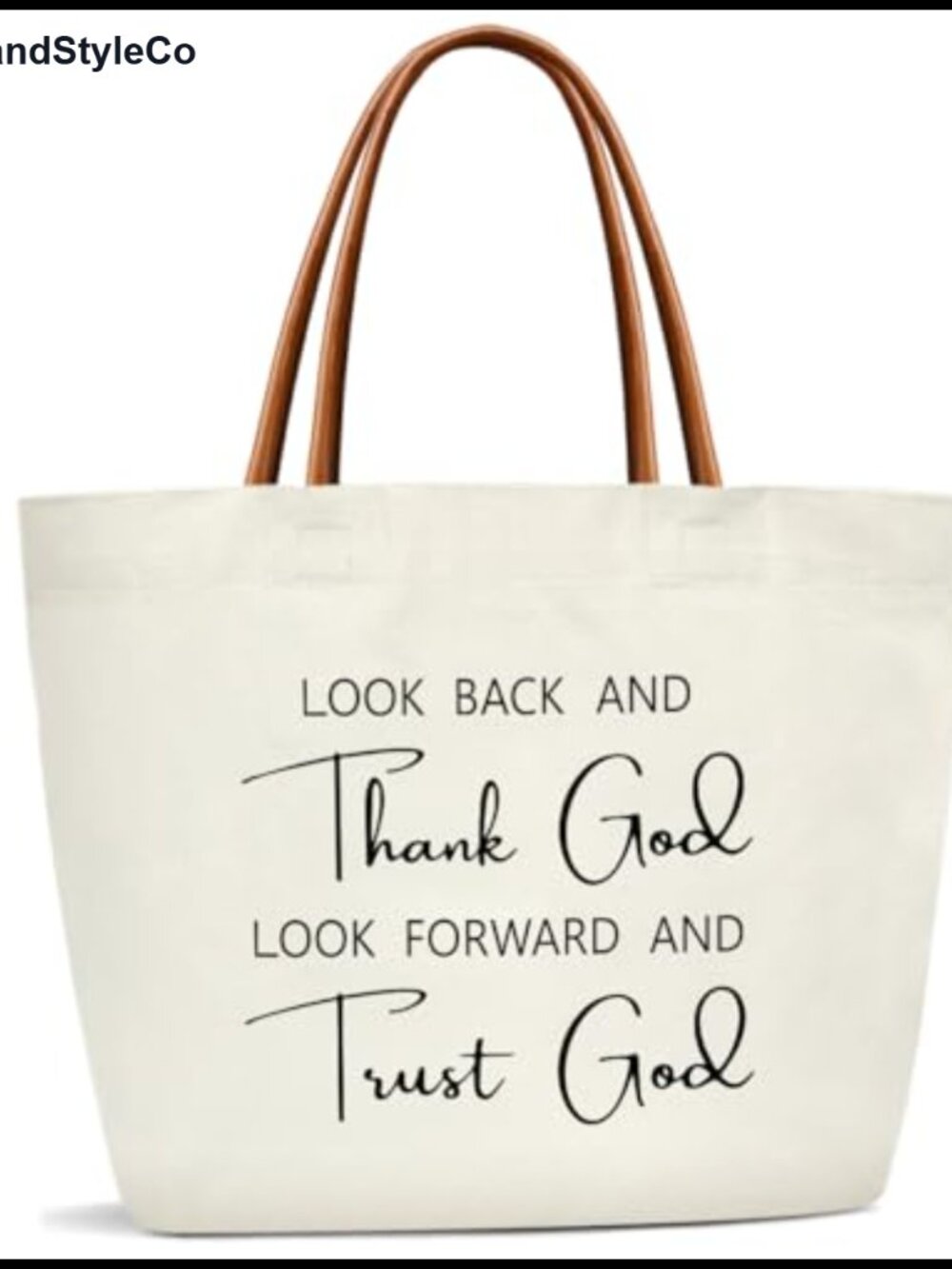 Canvas Tote Bag Reusable Grocery Shoulder Bag for Work Travel Gym